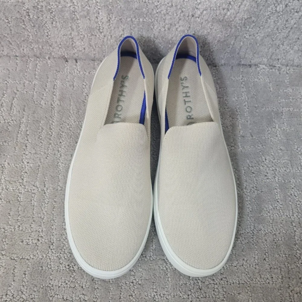 Rothy's The Sneaker Women's Size 9 Sand Round Toe Slip On Comfort Shoes
